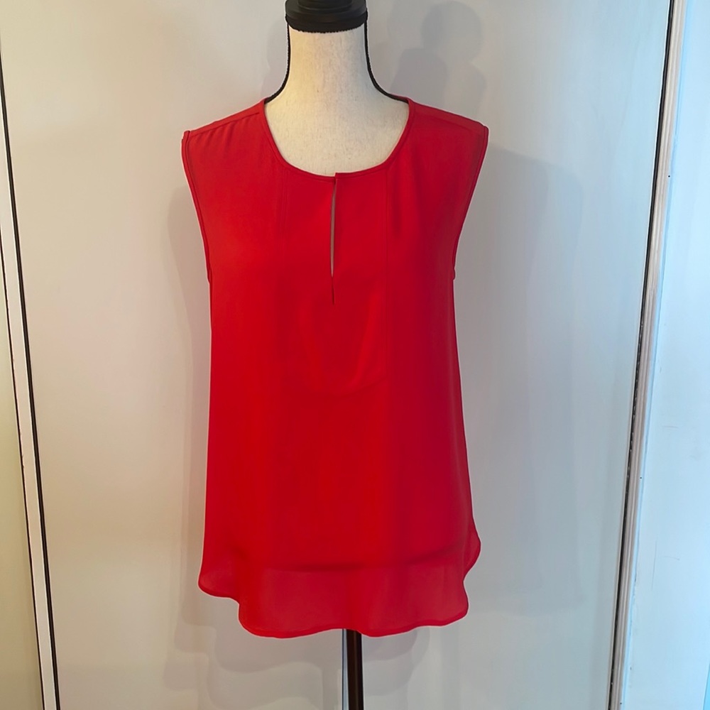 [J Crew] Red Tunic Blouse